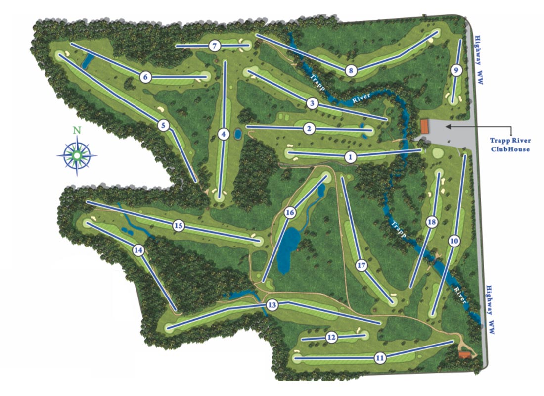 trapp river course map